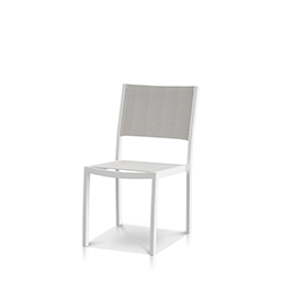 Dining Side Chair Tex White Frame / Cloud Duo Sling